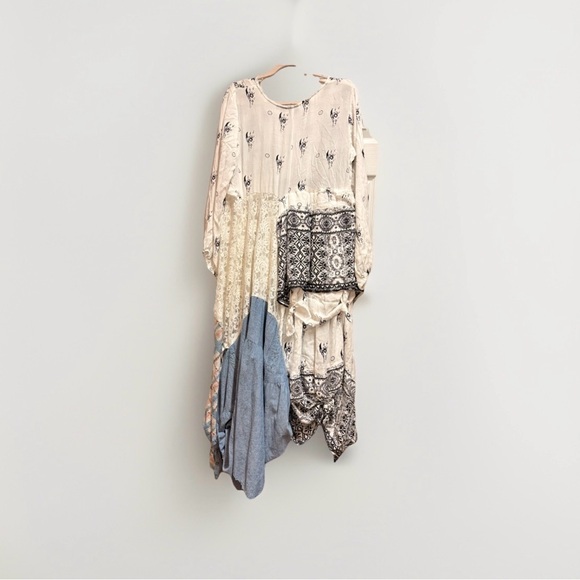 Bohemian Patchwork Dress - Picture 3 of 4